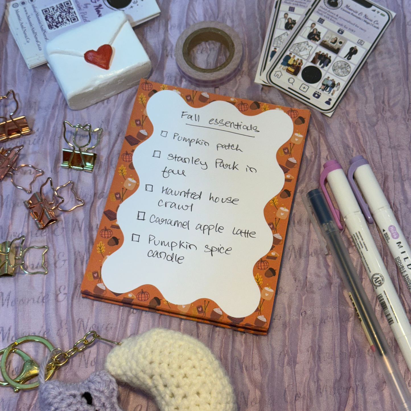 Autumn Essentials Notepad