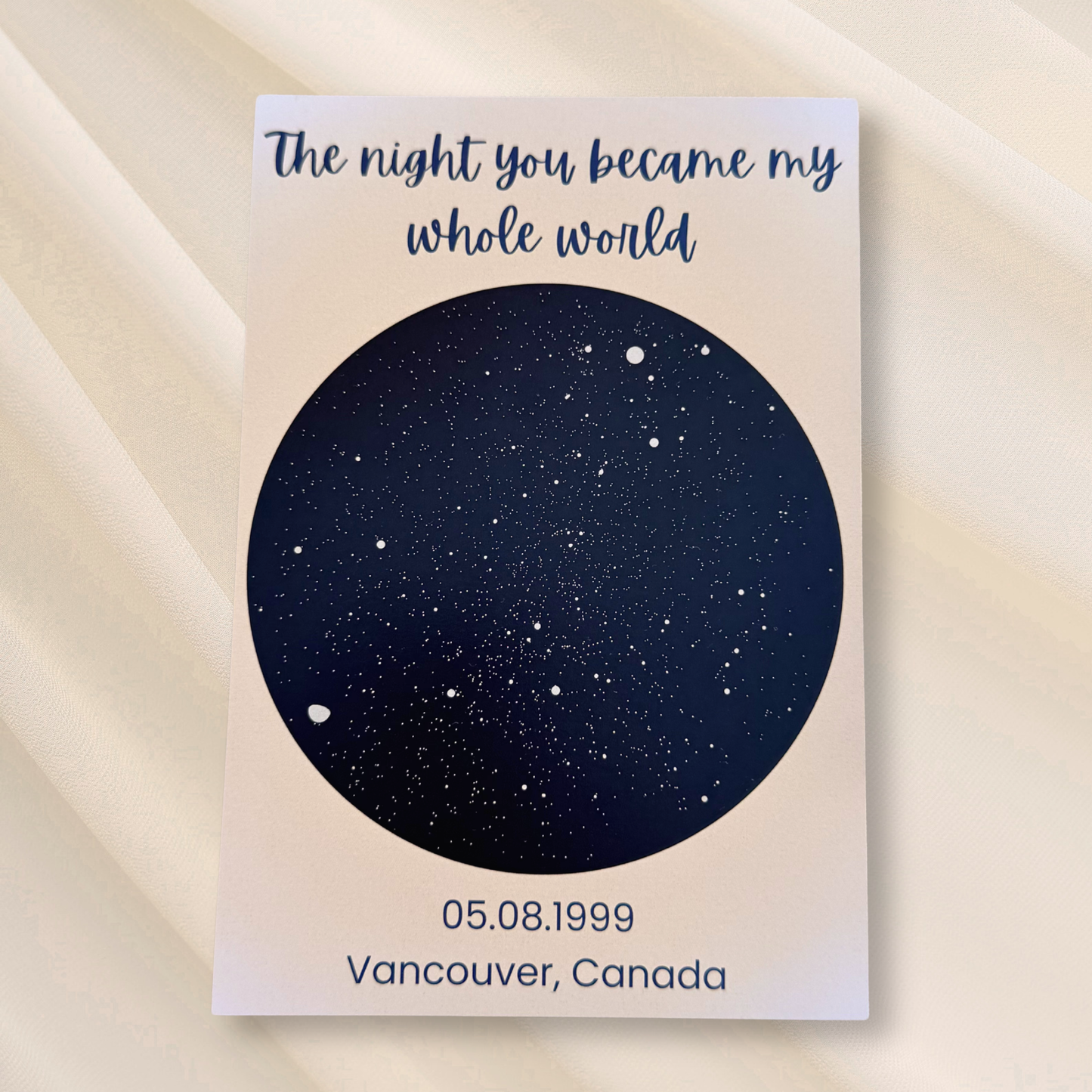 “When you became my Mom” Star Map Gift Set