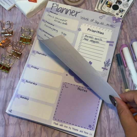 Signature Weekly Planner Notepad