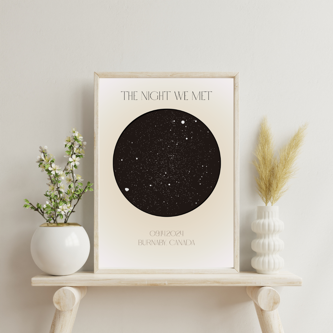 "The Night We Met" Map - Digital