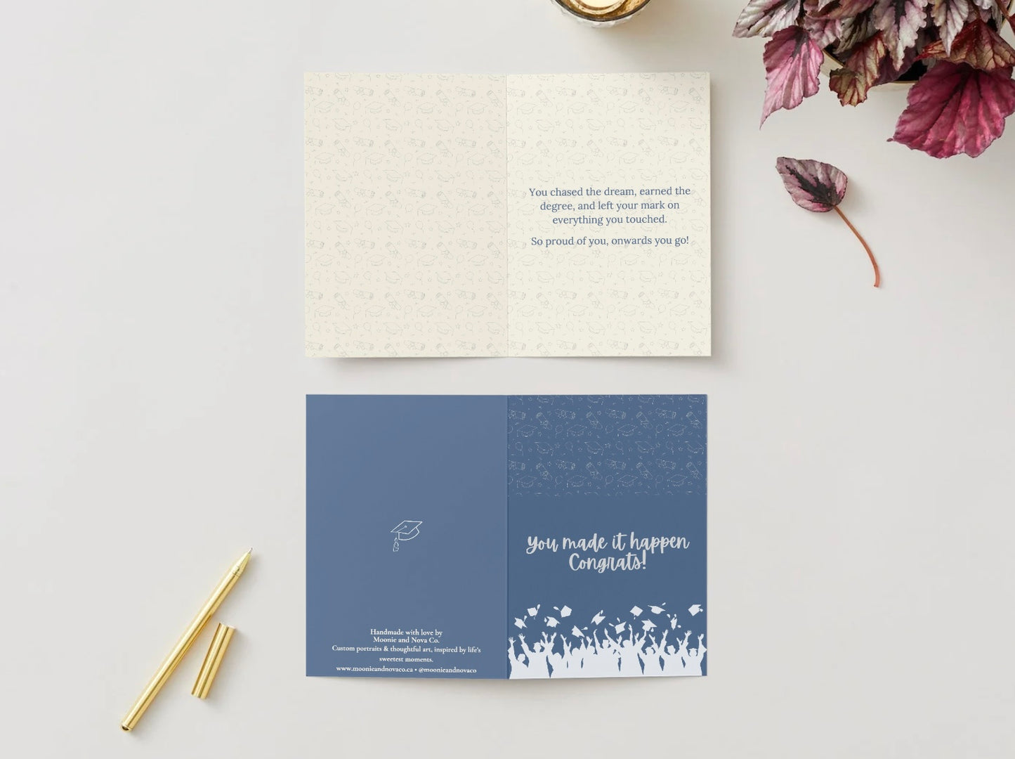 “You Made It Happen” – Graduation Congrats Card