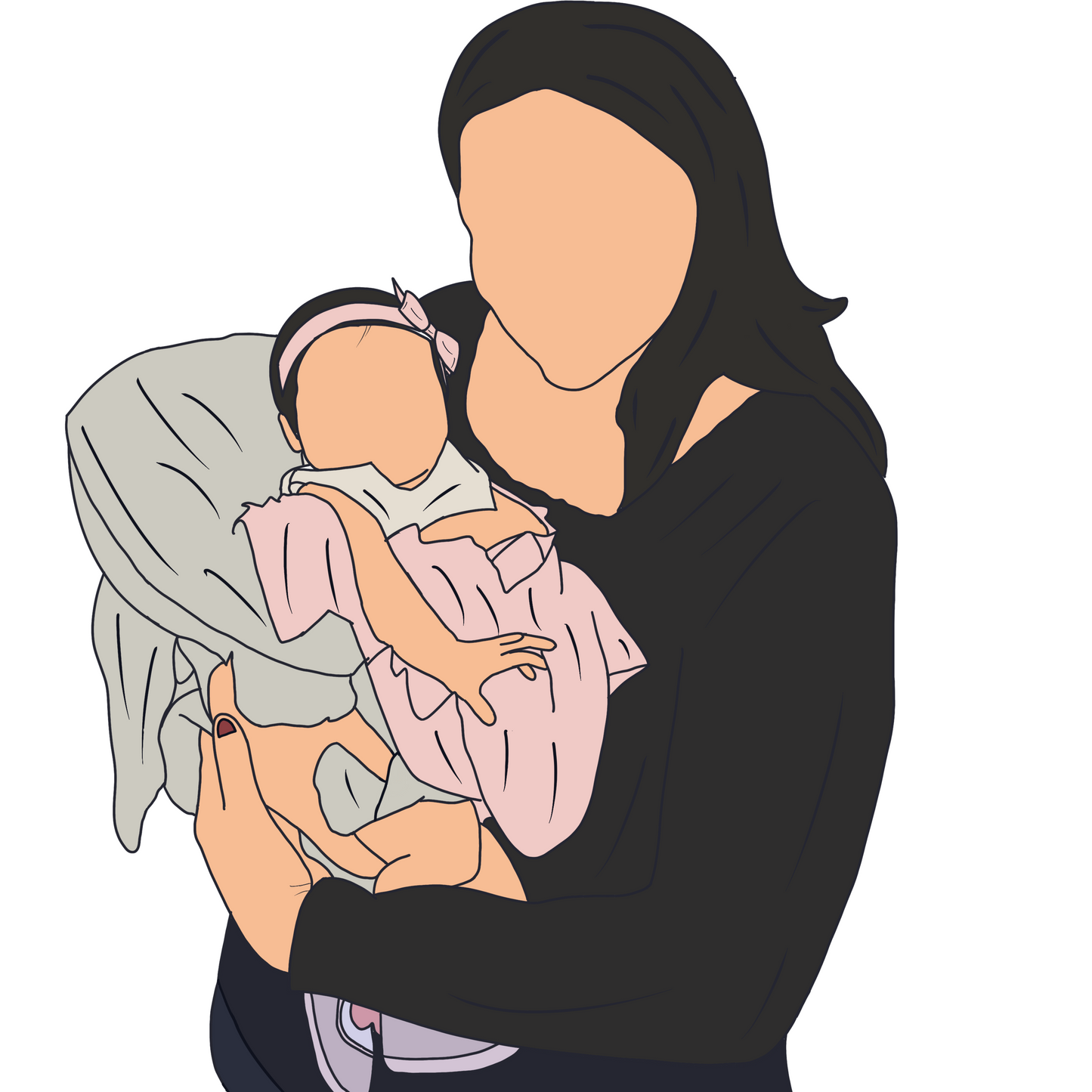 🎨 Personalized Portraits - Physical Print