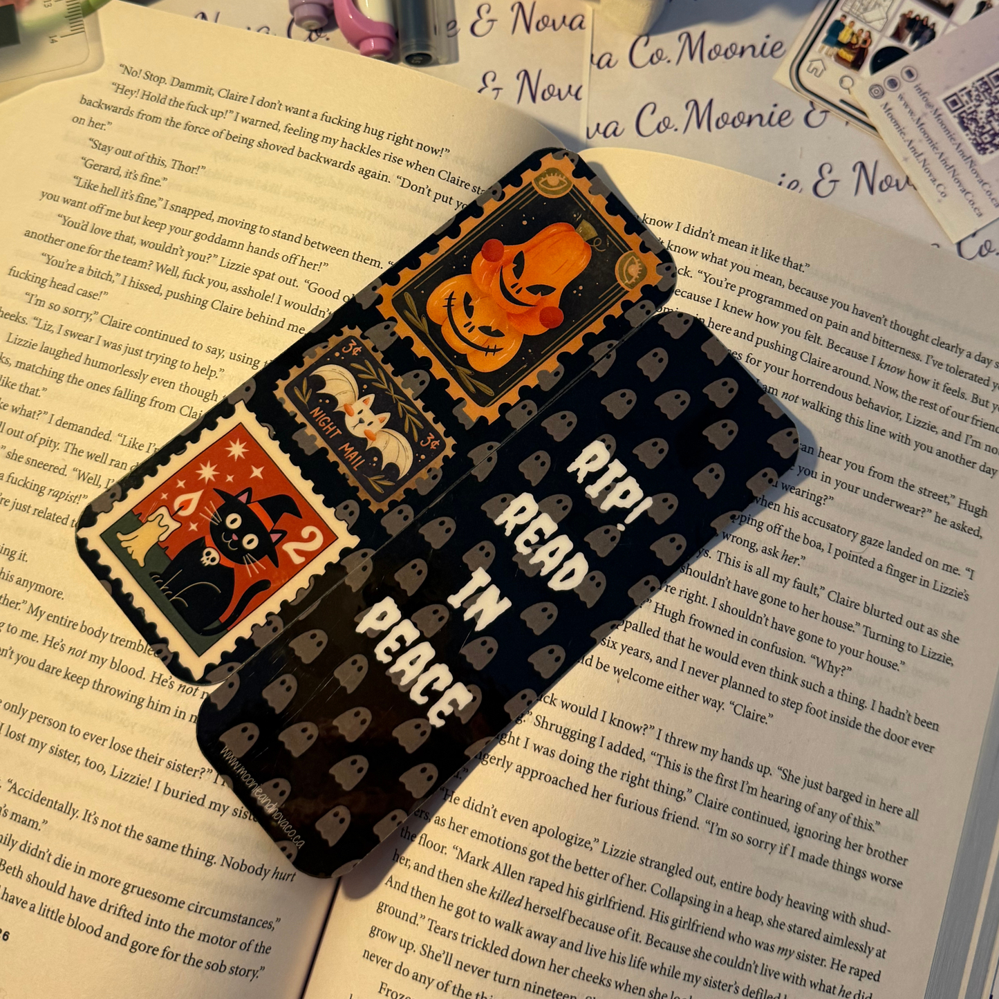 Read In Peace Bookmark