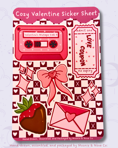 Cozy Valentine's Sticker Sheet