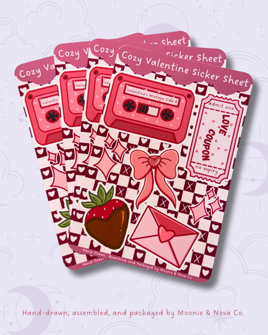 Cozy Valentine's Sticker Sheet