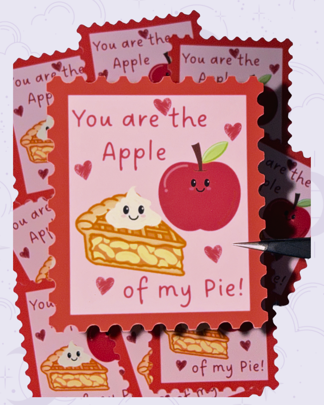 Apple of my Pie Valentine's Sticker