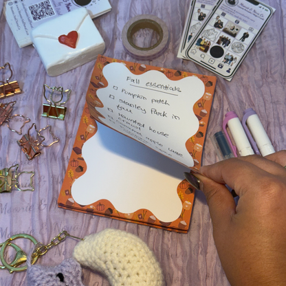 Autumn Essentials Notepad