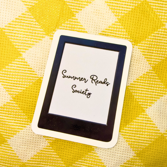 Summer Reads Society E-Reader Sticker
