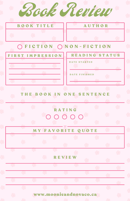 Book Review Pad
