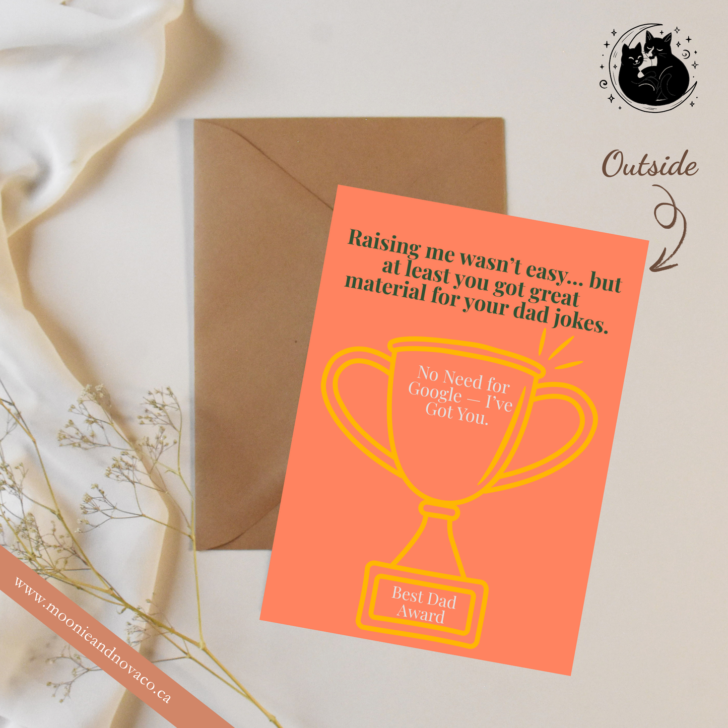 “Best Dad Award” – Funny Father’s Day Card