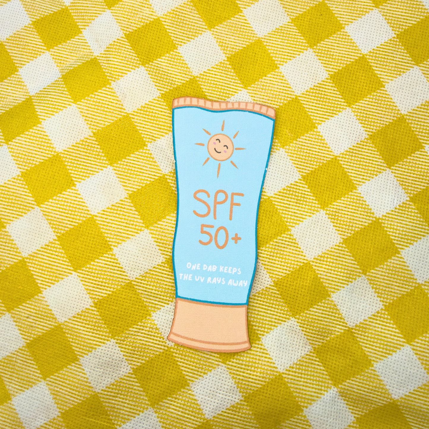 SPF 50 Book Buddy Die-Cut Bookmark