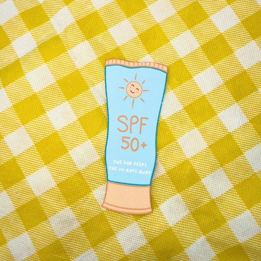 SPF 50 Book Buddy Die-Cut Bookmark