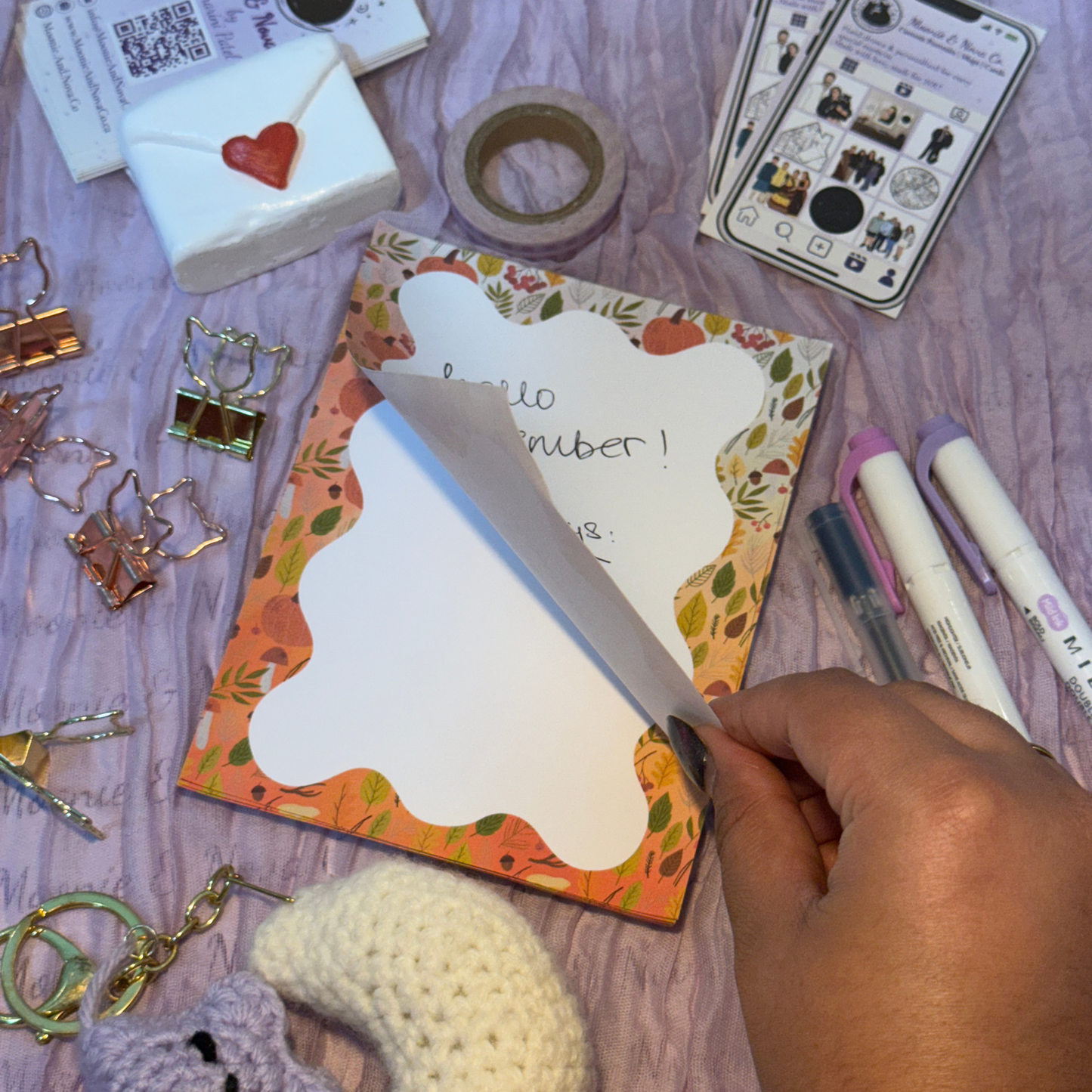 Golden Harvest Notepad