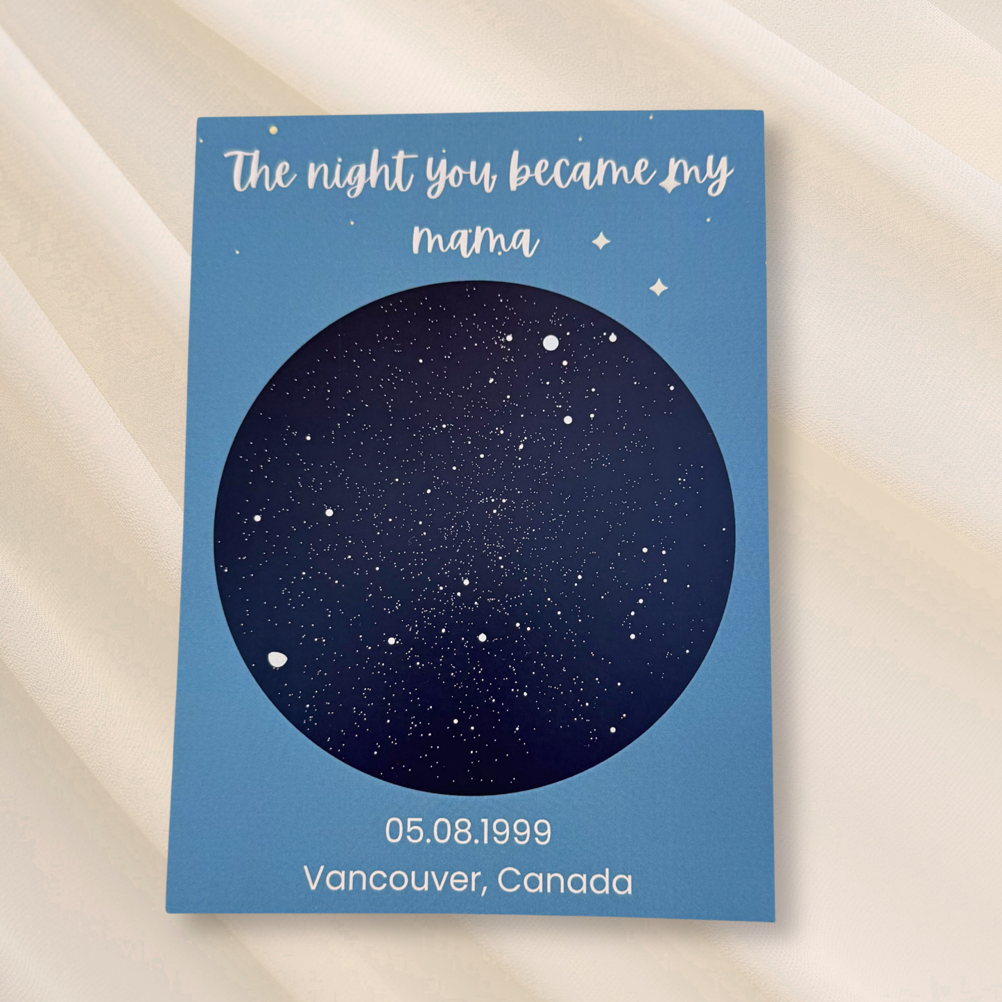 “When you became my Mom” Star Map Gift Set