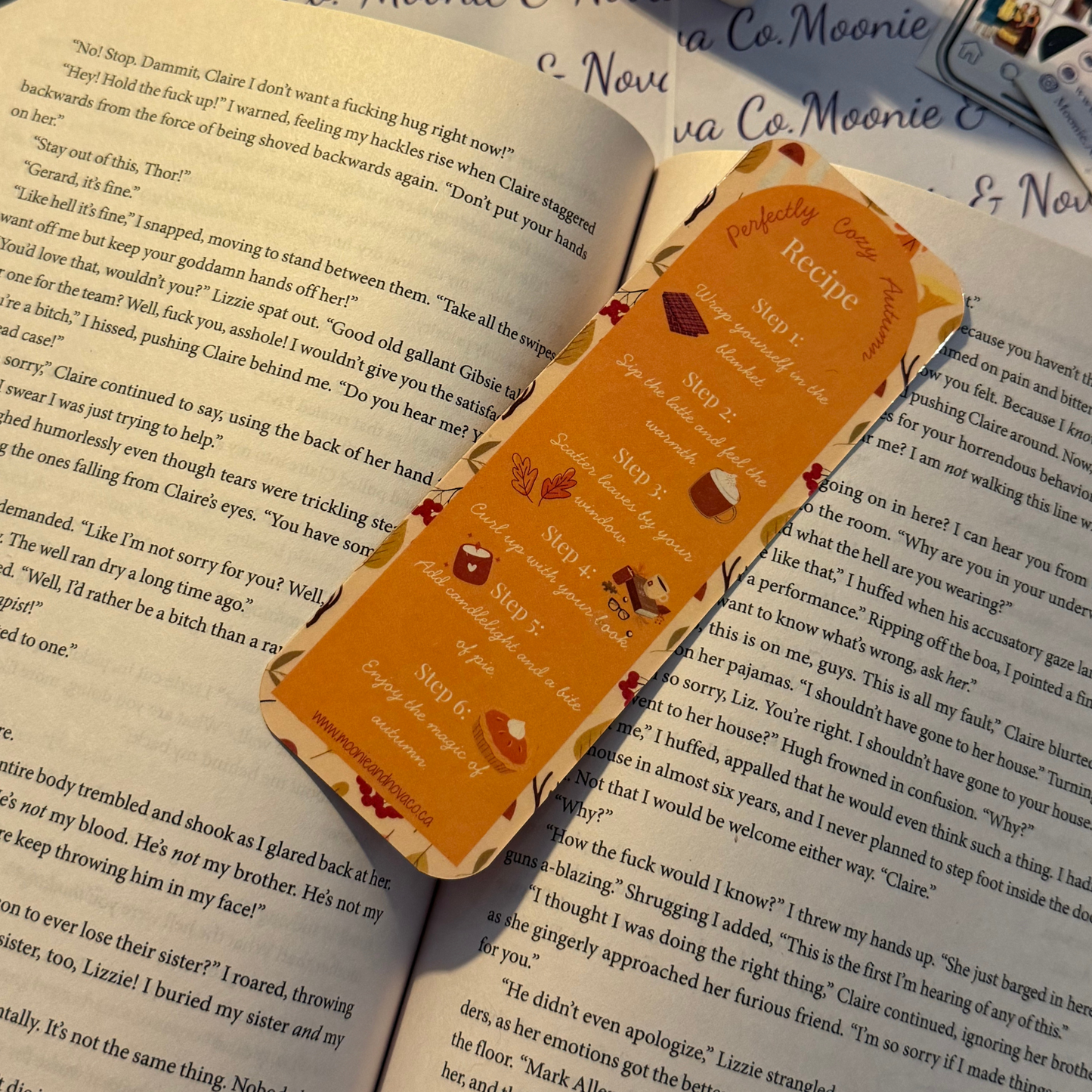 Perfect Autumn Recipe Bookmark