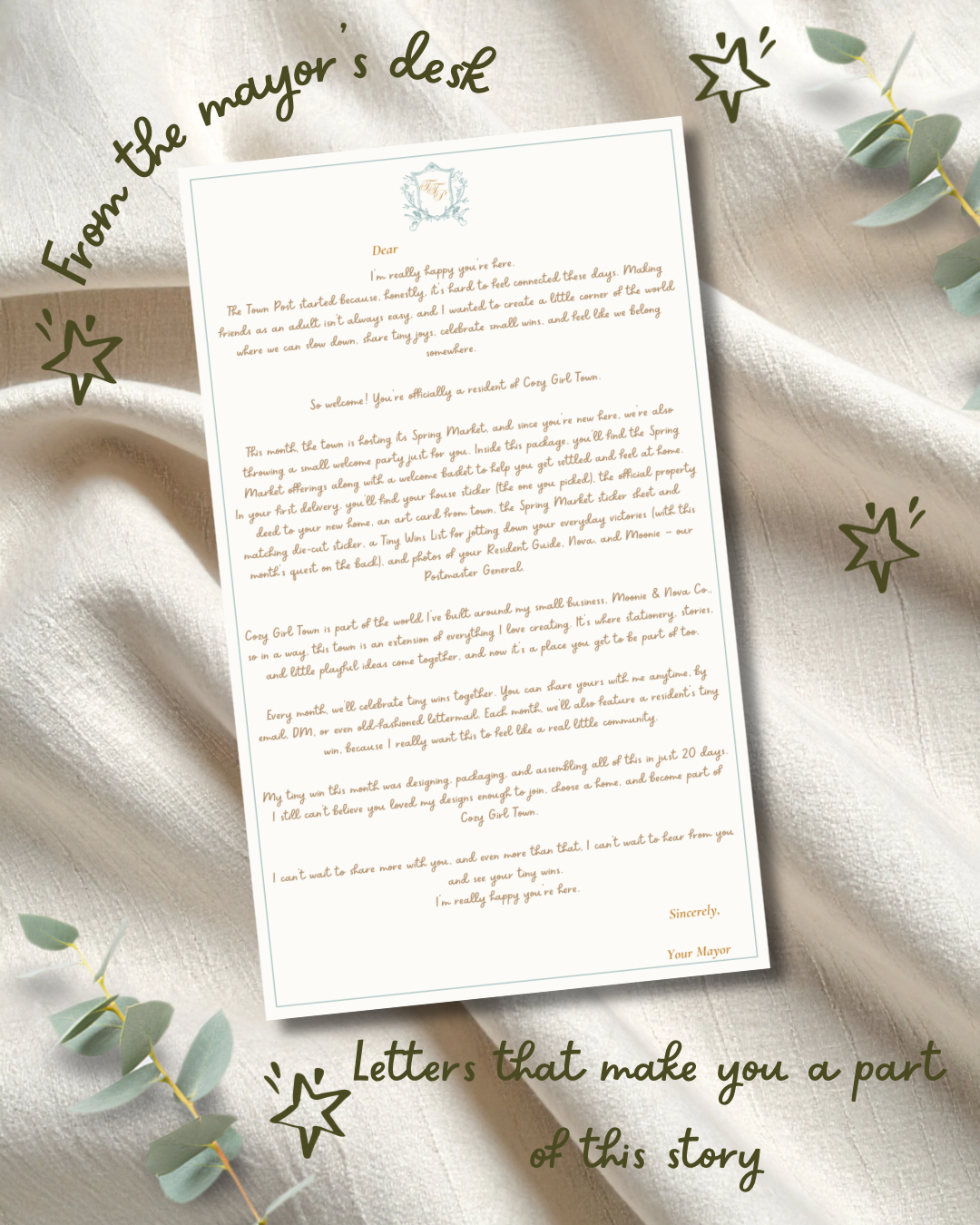 The Town Post | Monthly Snail Mail Club