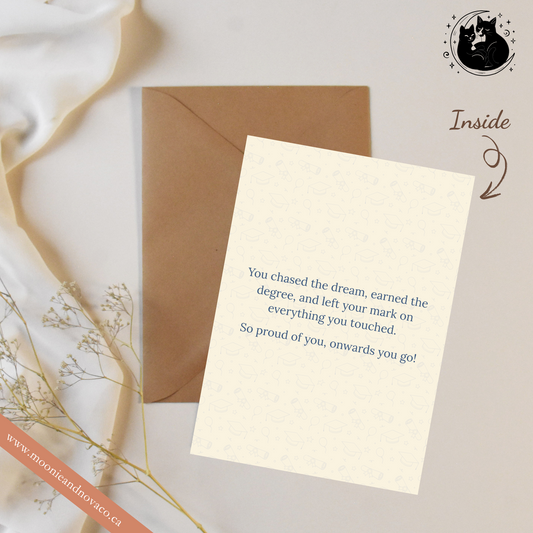 “You Made It Happen” – Graduation Congrats Card