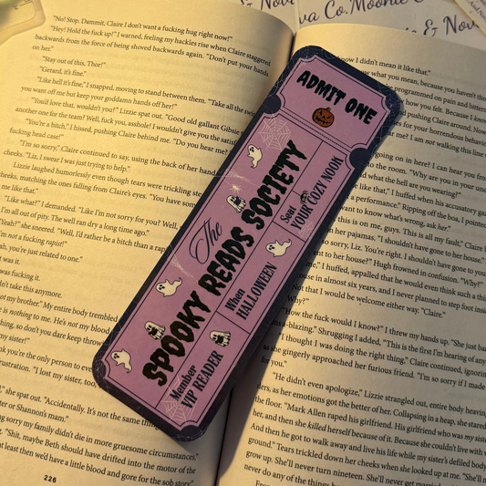 Spooky Reads Society Bookmark