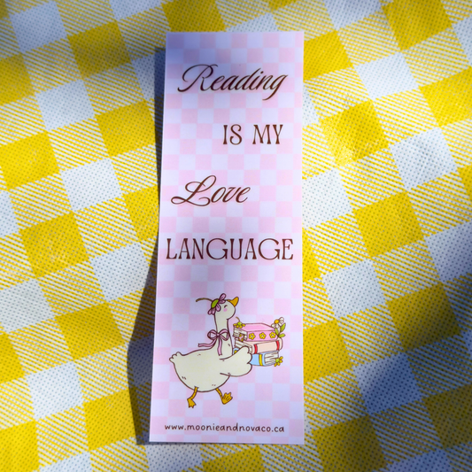 Reading Is My Love Language Bookmark