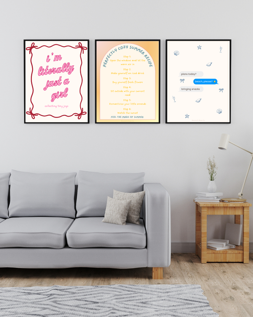 I’m Literally Just a Girl Digital Art Print