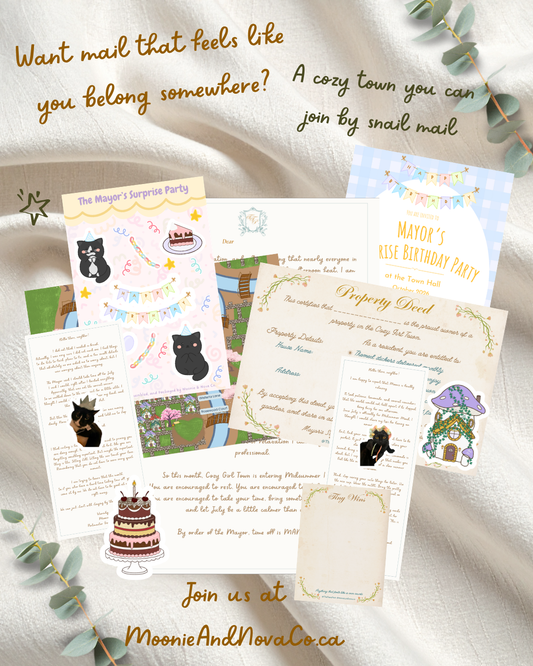 The Town Post | Monthly Snail Mail Club