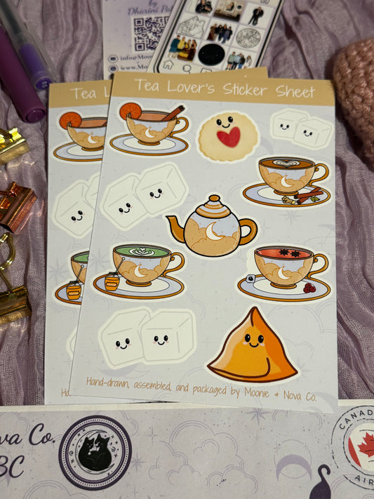 Tea Lover's Sticker Sheet