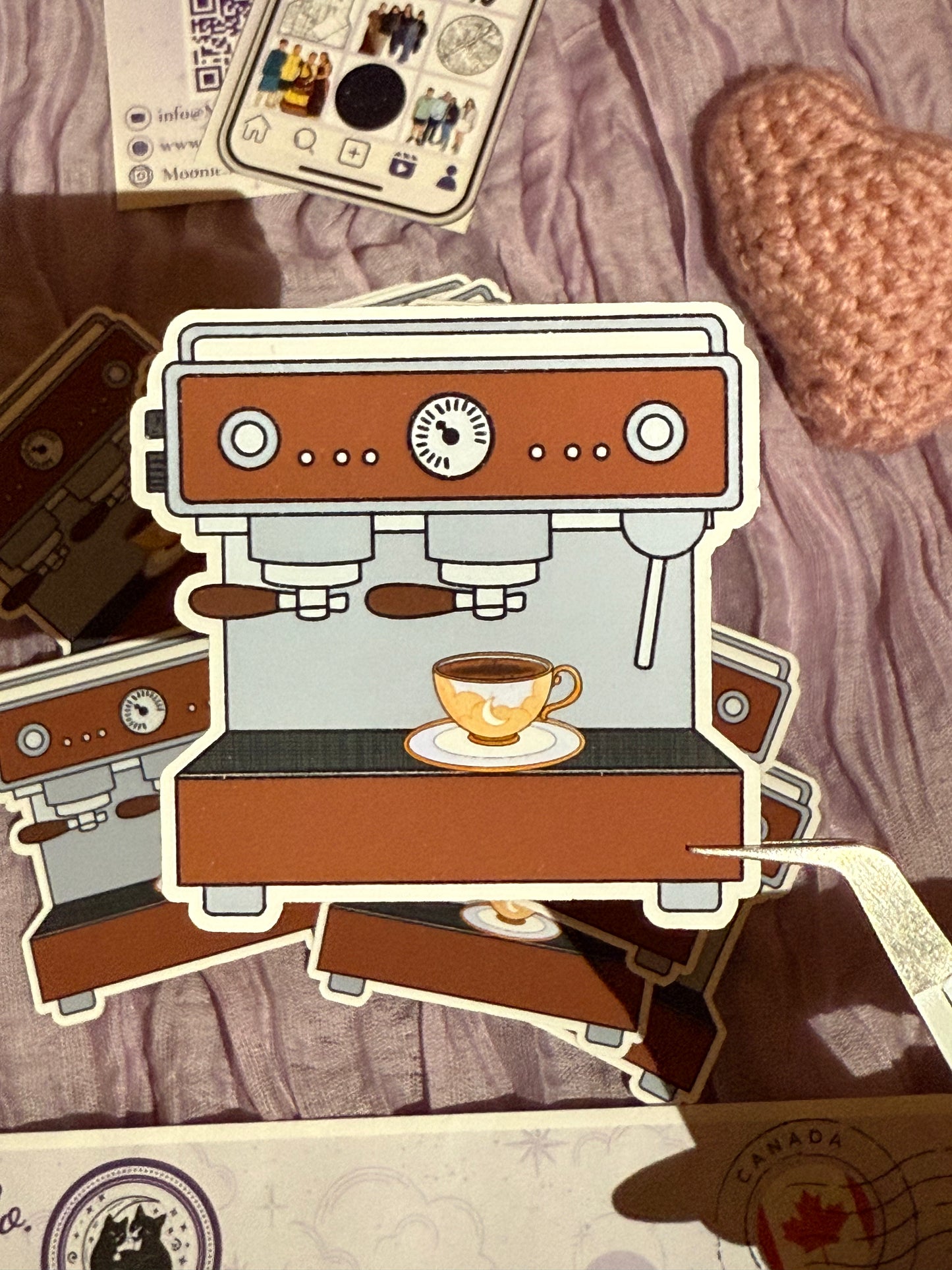 Espresso Machine Sticker