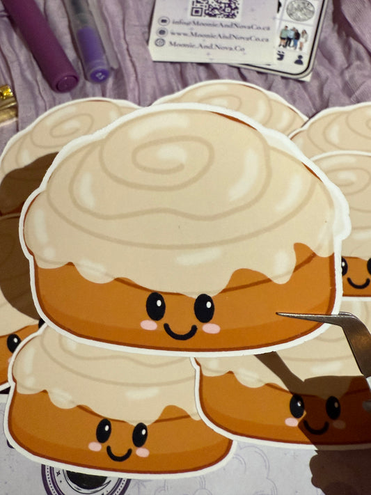 Kawaii Cinnamon Roll Sticker