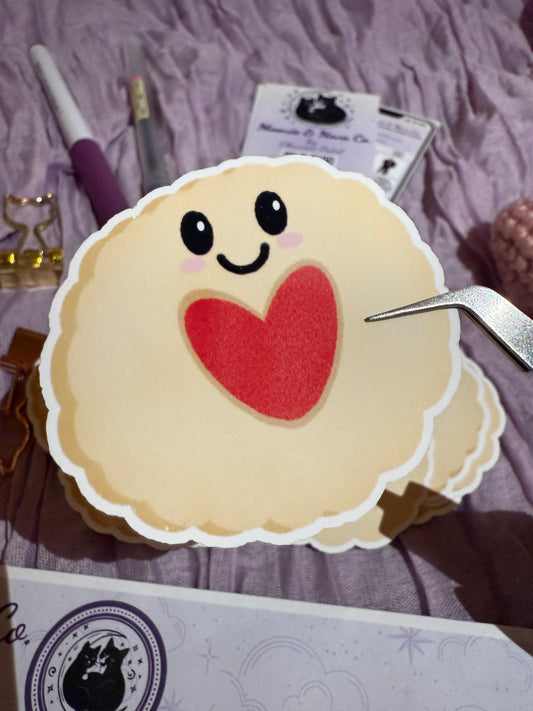 Kawaii Shortbread Cookie Sticker