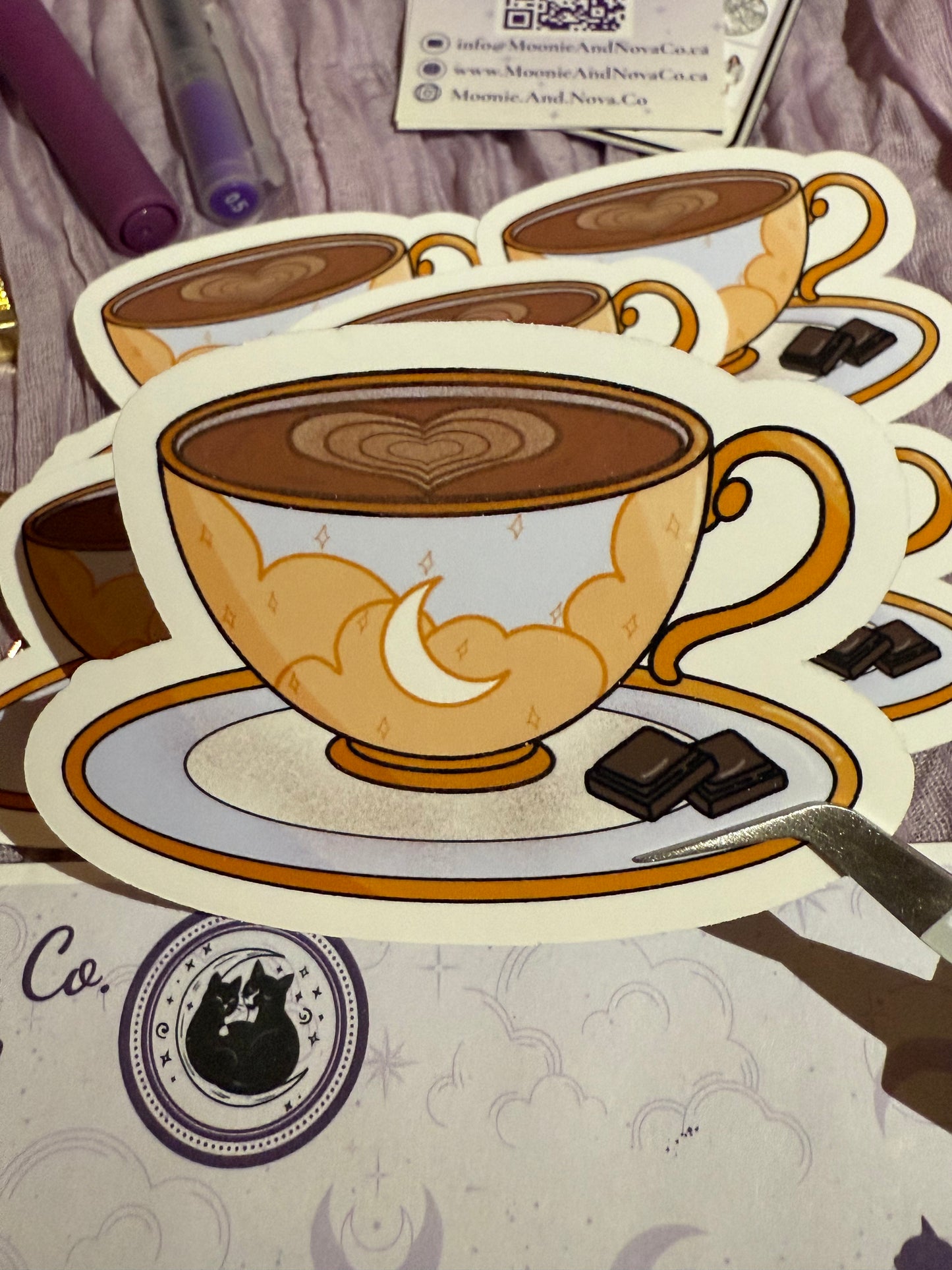 Mocha Sticker