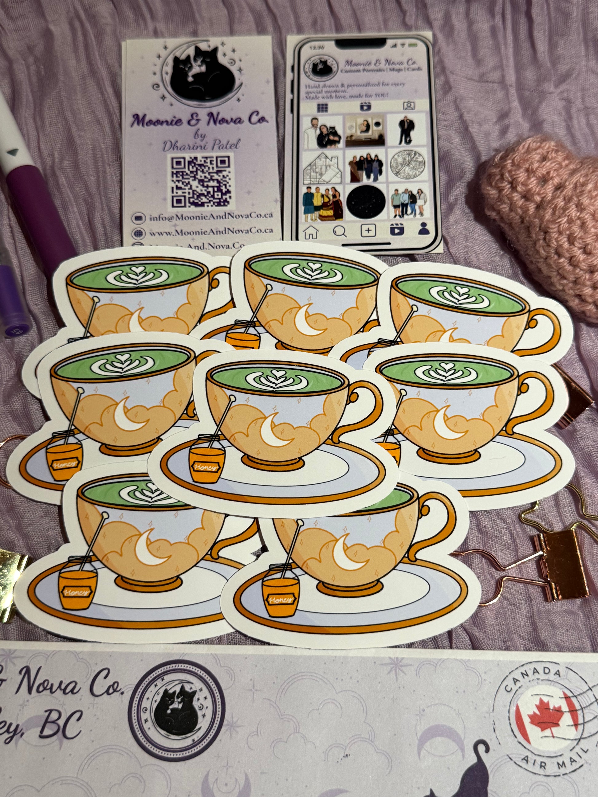 Matka Sticker Matcha Die-Cut Sticker | Tea Sticker for Planners and Laptop – Moonie ...