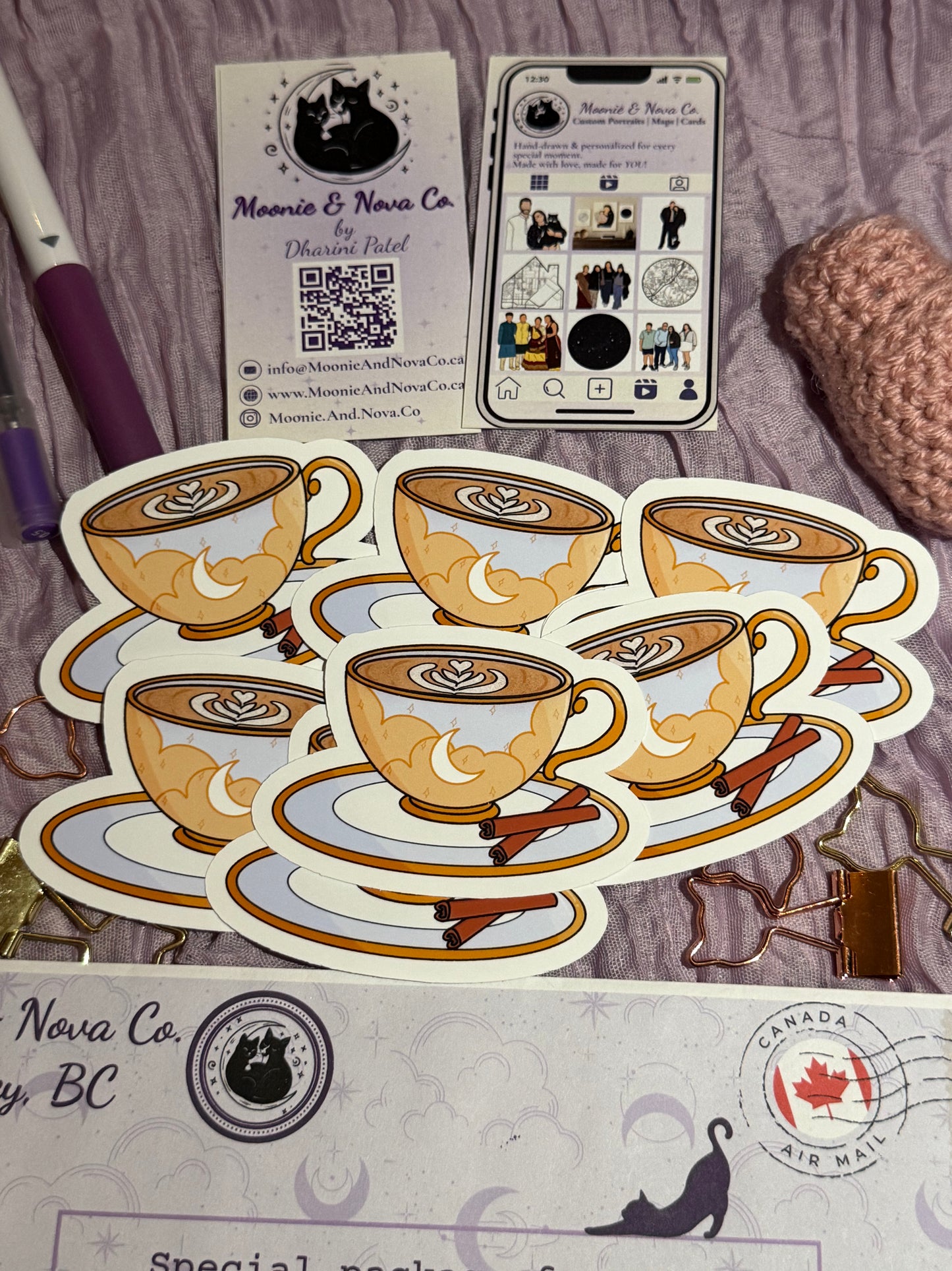 Latte Sticker