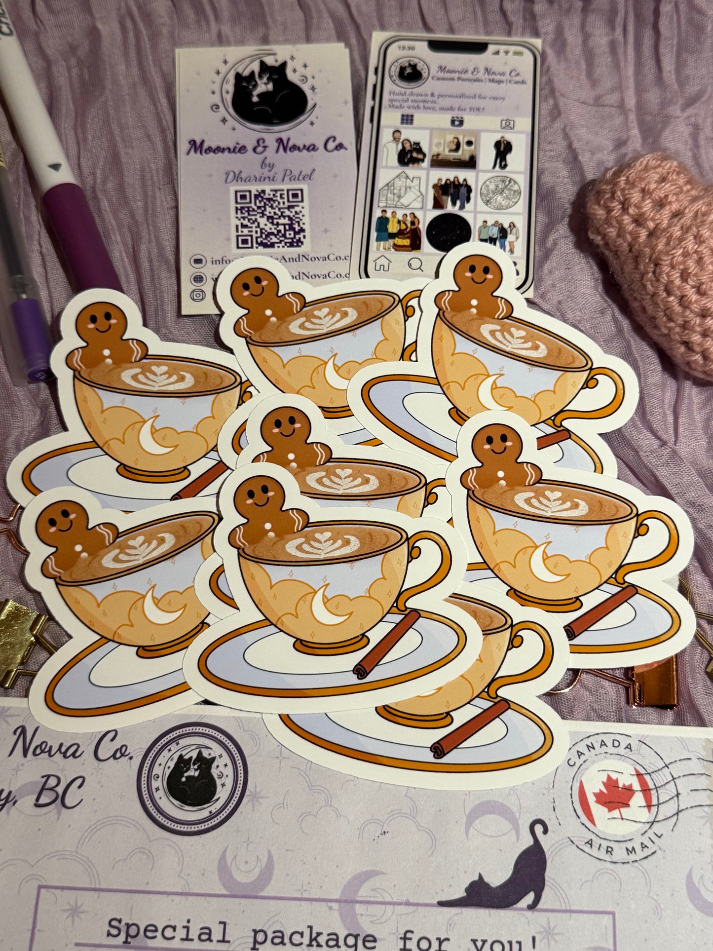 Gingerbread Latte Sticker