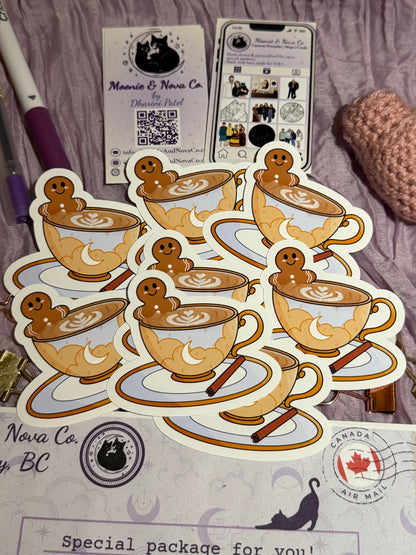 Gingerbread Latte Sticker