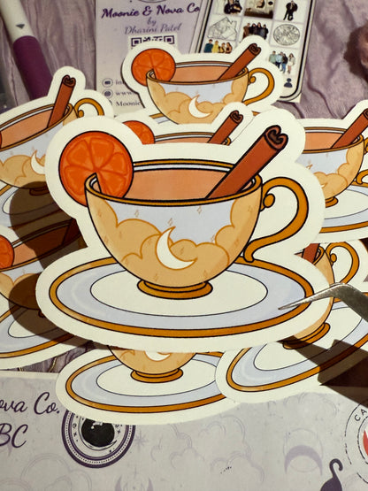 Christmas Black Tea Sticker