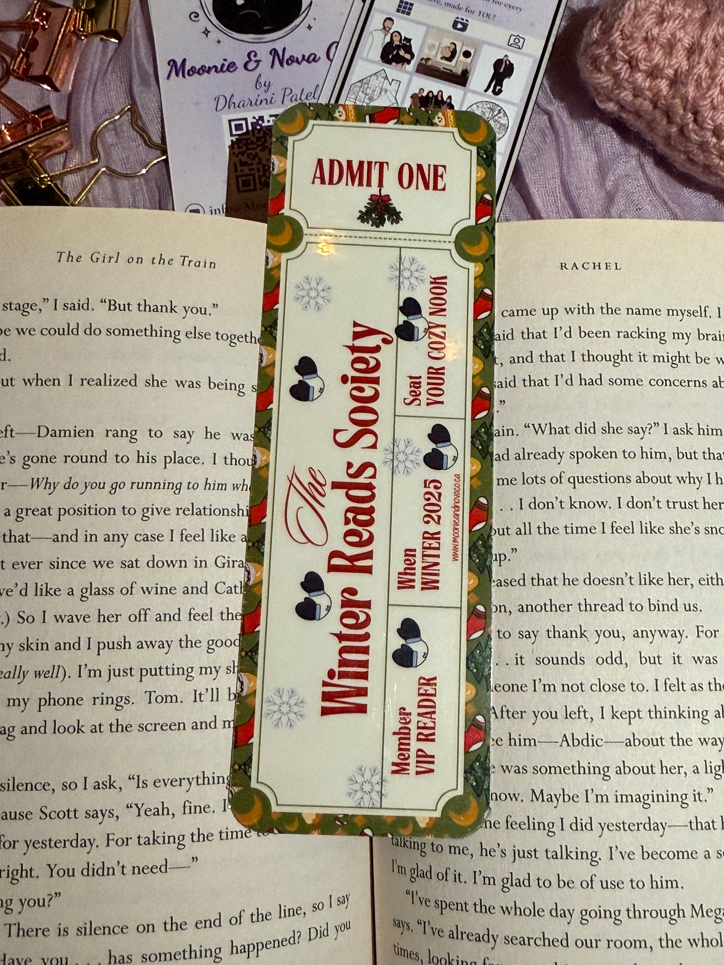 Winter Reads Society Bookmark