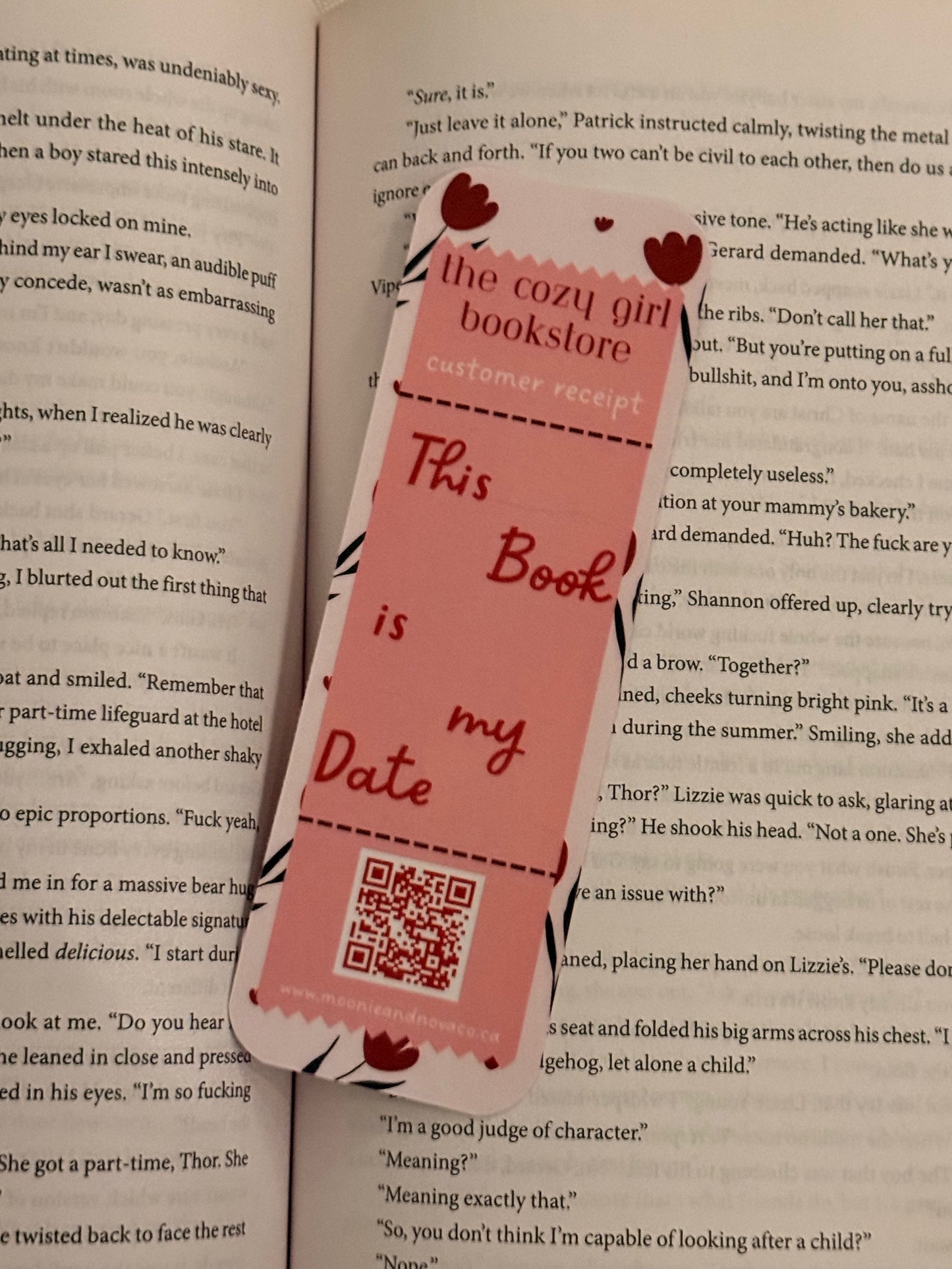 This Book is my Date Receipt Bookmark