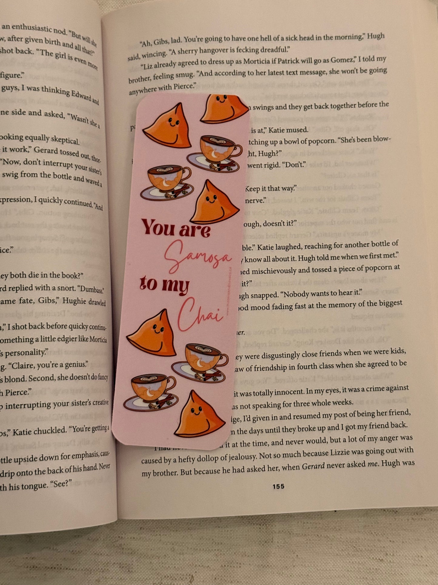 Samosa to my Chai Bookmark