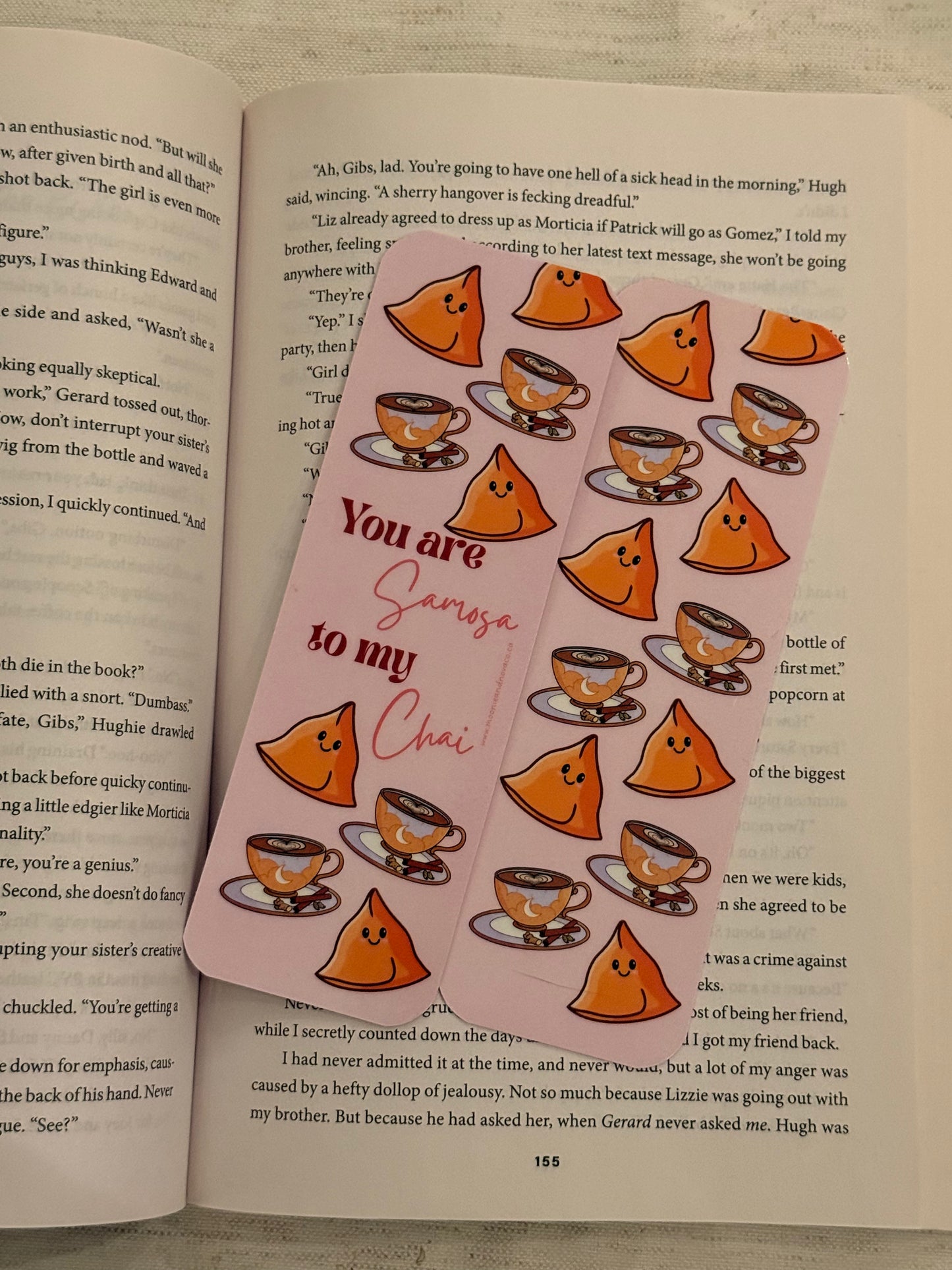 Samosa to my Chai Bookmark