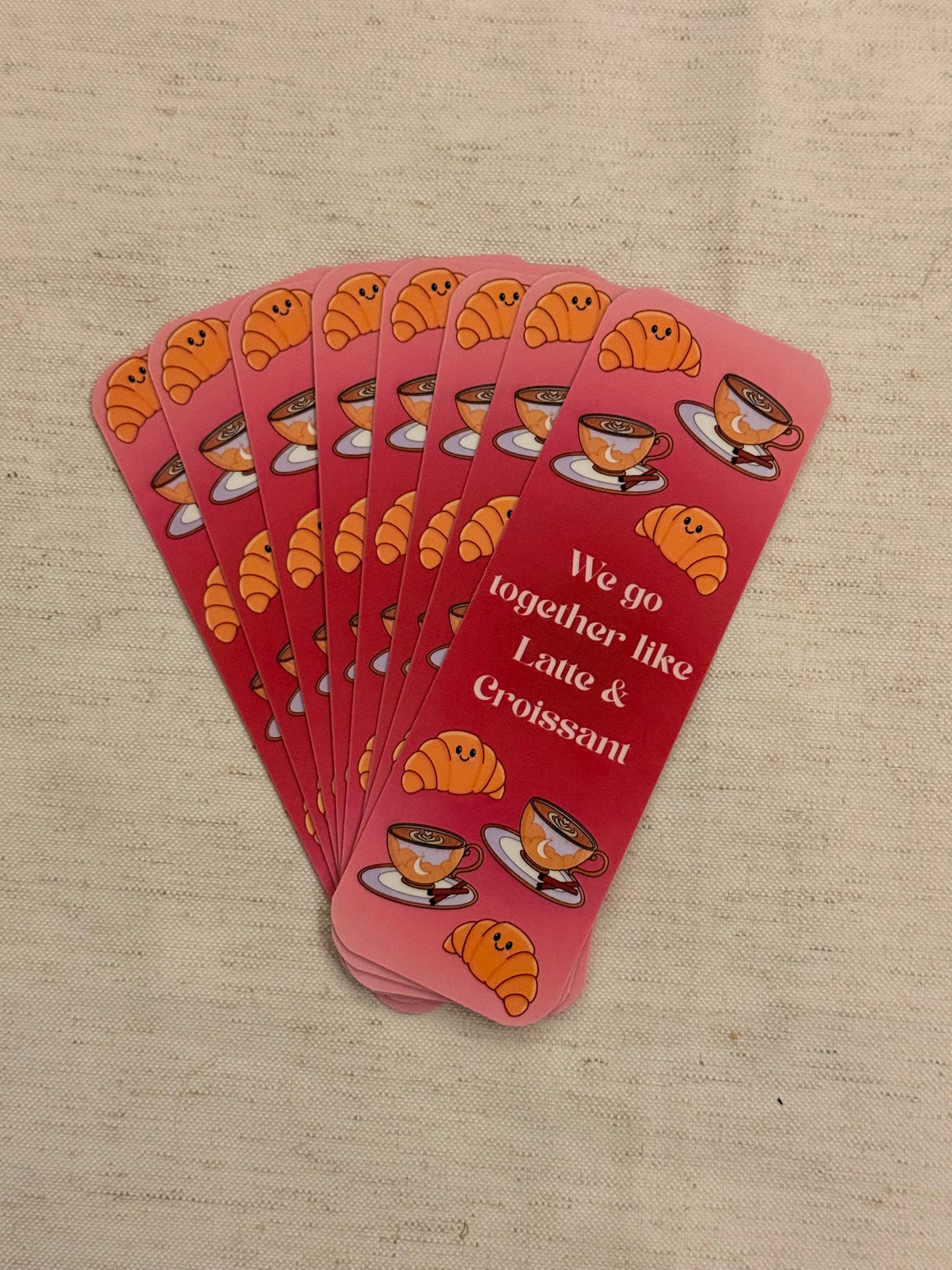 Croissant to my Latte Bookmark