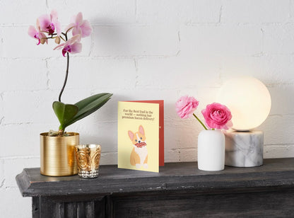 "For the Best Dad – Premium Bacon Delivery!" – Father’s Day Card