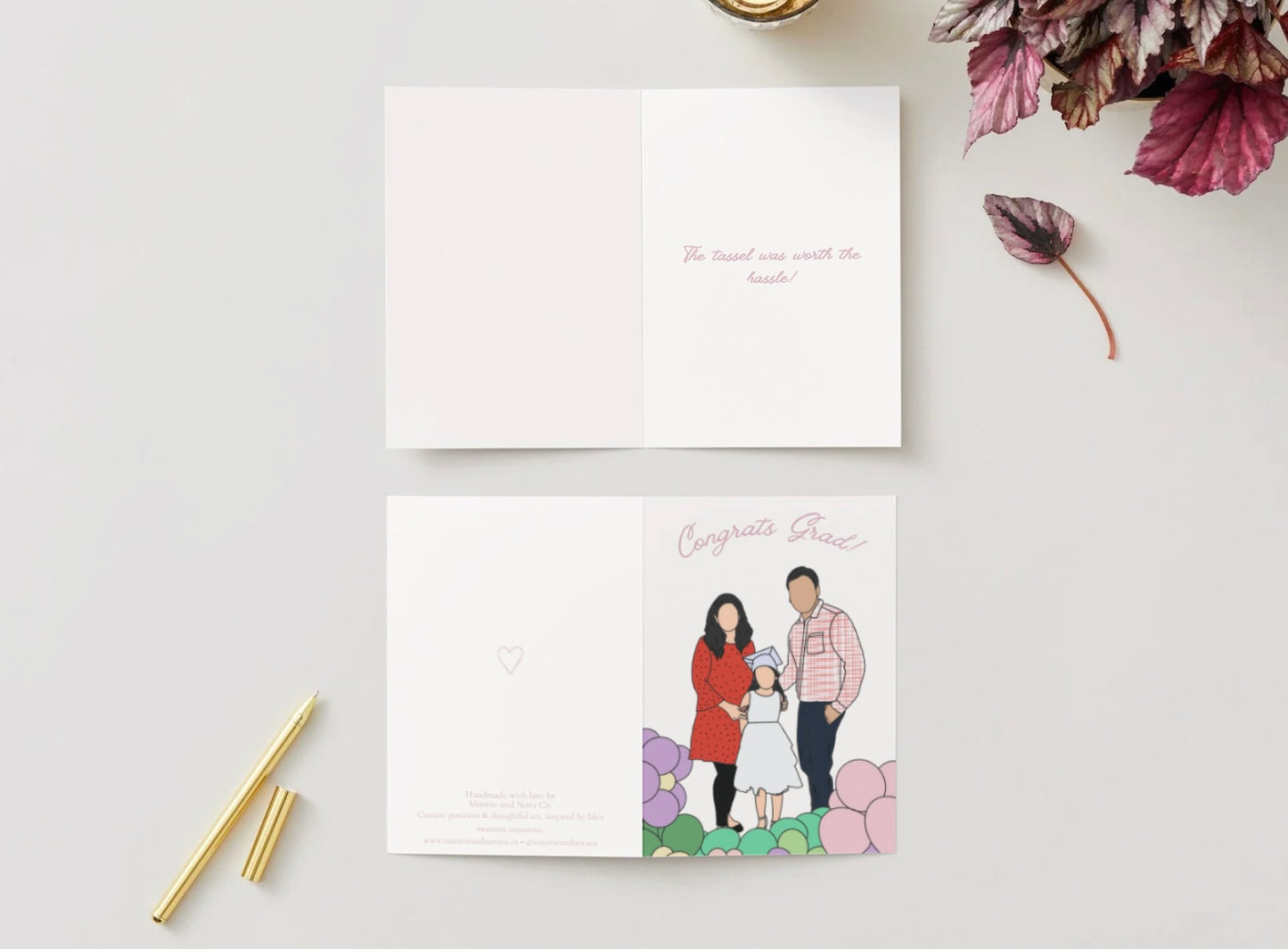 Congrats Grad! — Custom Portrait Graduation Card