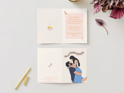 "Have a Happy Birthday" — Custom Portrait Card