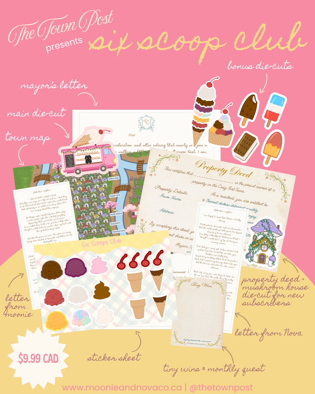 The Town Post | Monthly Snail Mail Club