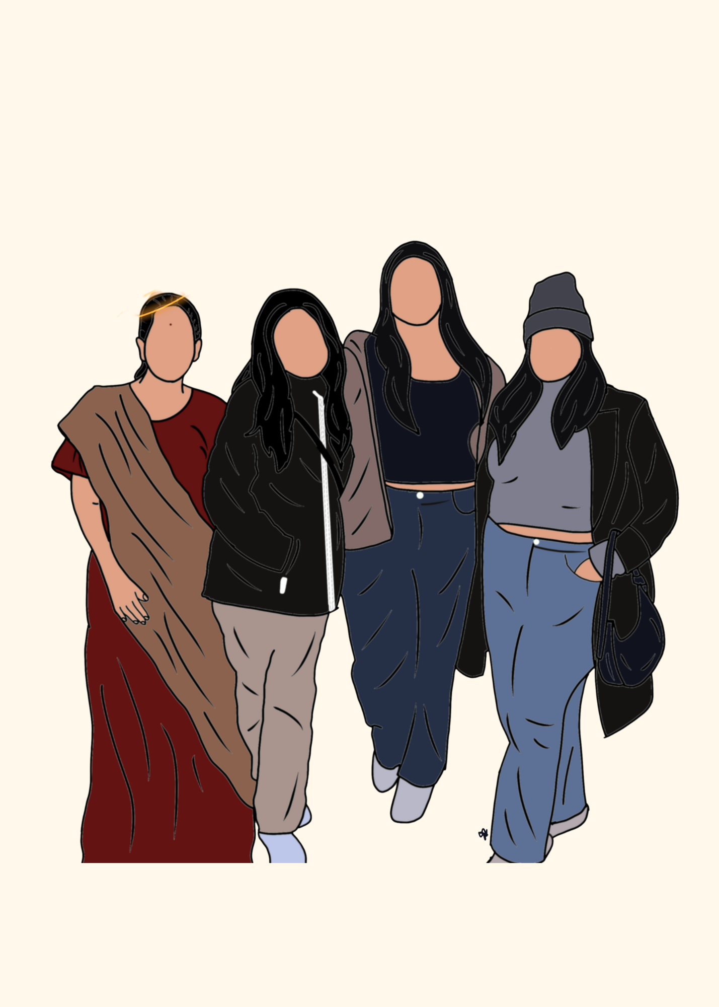 🕊️ Memorial Art Portrait - Digital