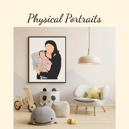 🎨 Portraits personnalisés - Impression physique