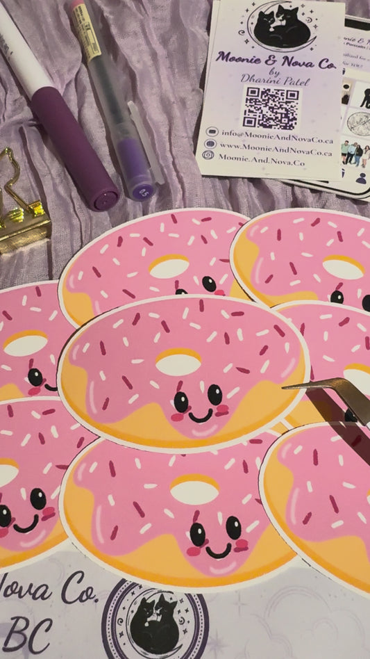 Kawaii Donut Sticker