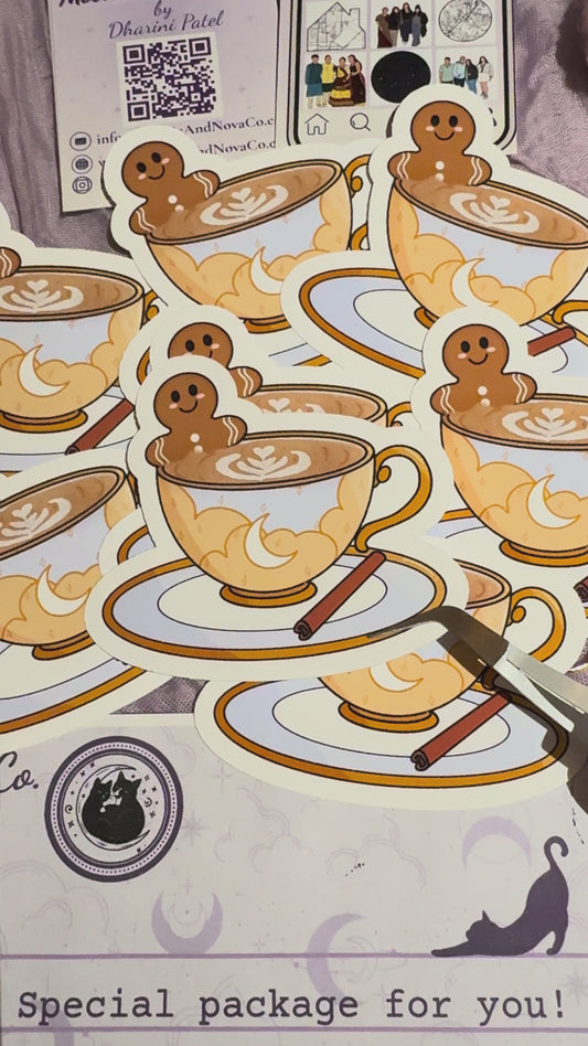 Gingerbread Latte Sticker