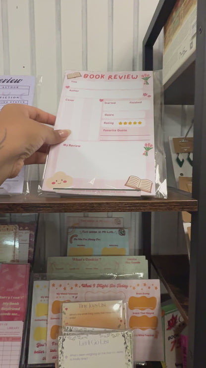 Book Review Pad