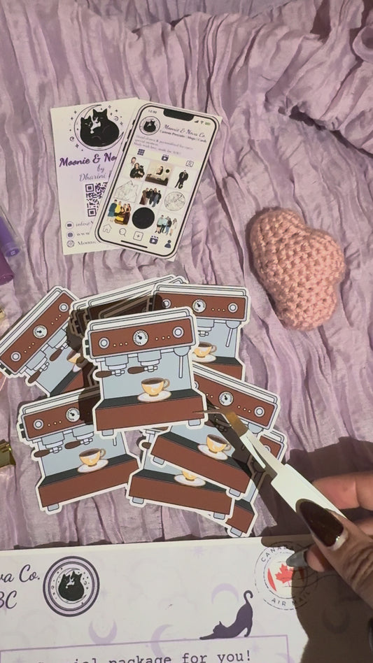 Espresso Machine Sticker